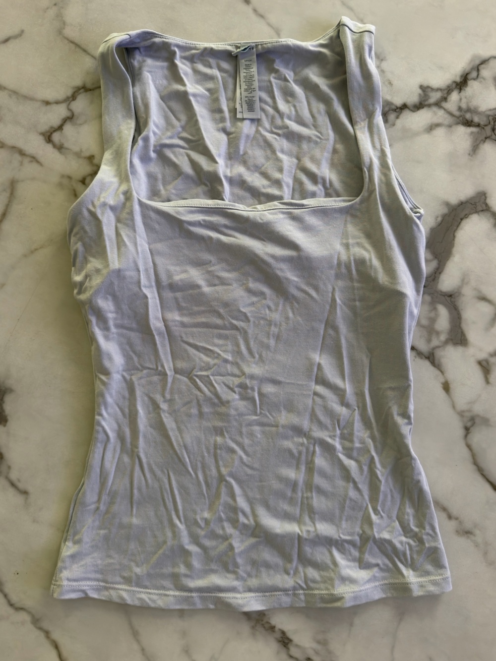 SKIMS Smooth Layers Square Neck Tank Mist Size S